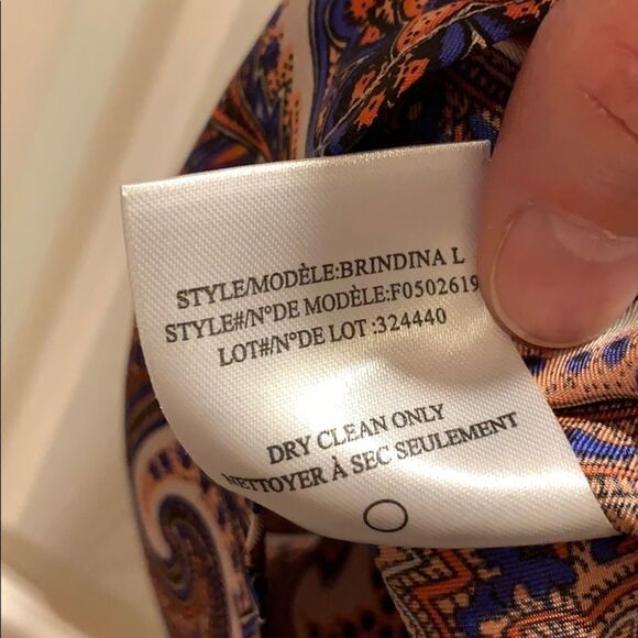 Theory Brindina L Veranda Print silk dress - Picture 10 of 10